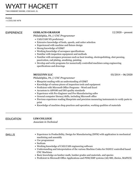 cnc machine programmer resume|free cnc program examples.